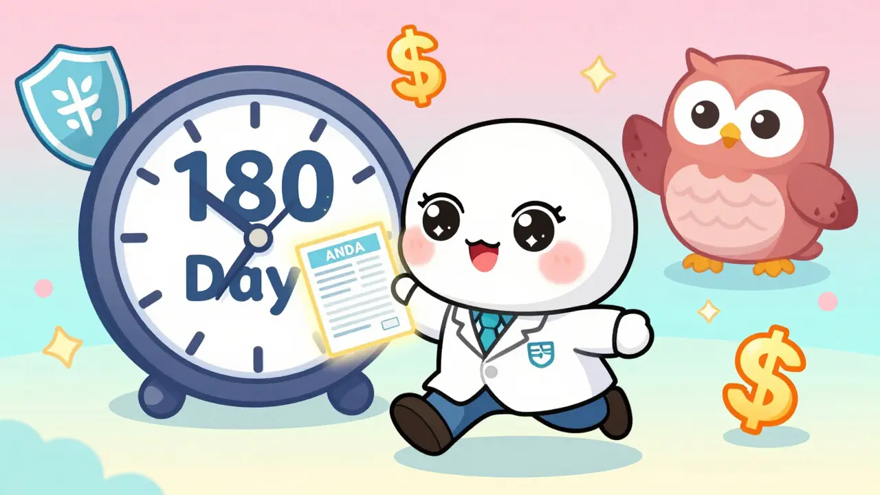 Why the First Generic Drug Filer Gets 180 Days of Market Exclusivity